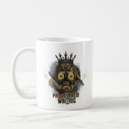 Caneca De Café Motivação Crypto | Bitcoin | Prove-os errado 