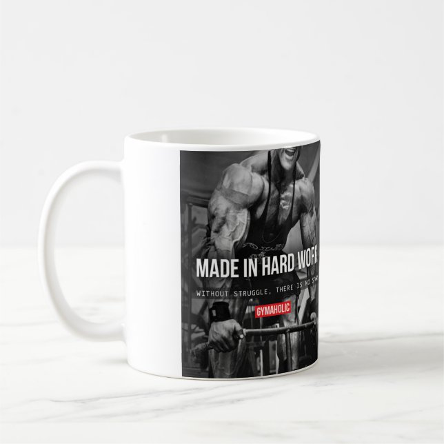 Caneca De Café Motivação da Construção de Portos (Esquerda)