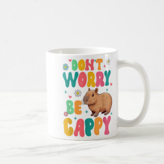 Caneca De Café Motivação de Amante de Capivara Positiva Não Se Pr