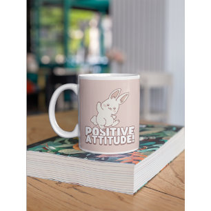 Caneca De Café Motivação de atitude positiva - Motivação kawai cô