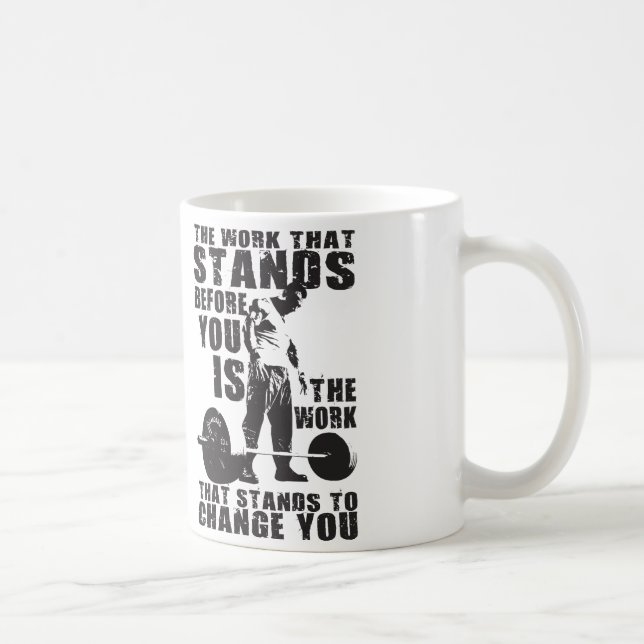 Caneca De Café Motivação de criação de corpo (Direita)