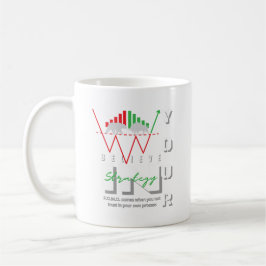 Caneca De Café Motivação de Negociação | Altista | Padrão