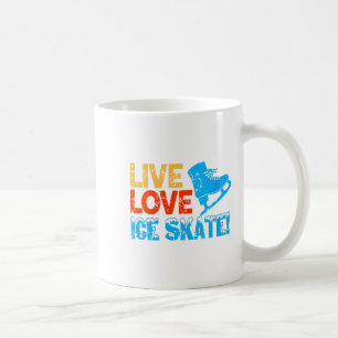 Caneca De Café Motivação Do Skate De Gelo De Glide Vivo Para Skat