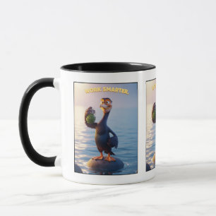 Caneca de café motivacional engraçada para trabalh
