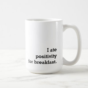 Caneca de Café Motivacional Inspirador de Positivi