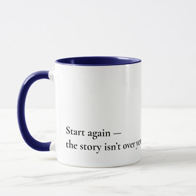 Caneca de Café Motivacional – O Fracasso é Temporá (Esquerda)