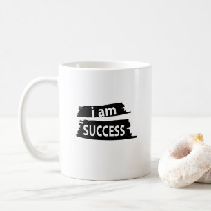 Caneca De Café Motivational I am Success Motivational