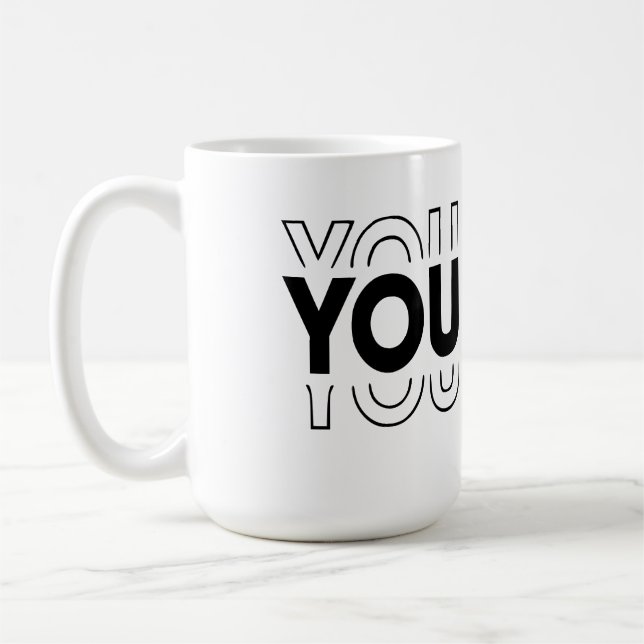 Caneca De Café Motivational Quotes Tasse (Esquerda)