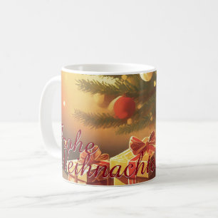 Caneca De Café Motivo com presentes debaixo da árvore de Natal 37
