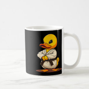 Caneca De Café Motivo de Pato de Borracha de Caratê Taekwondo Jiu