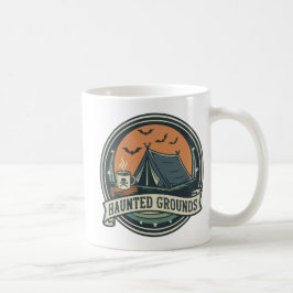 Caneca De Café Motivos Assombrados - Design de café assustador