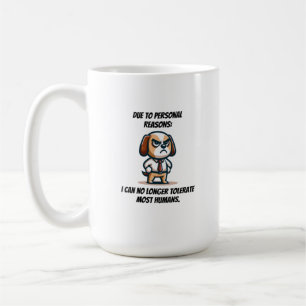 Caneca De Café Motivos Pessoais Não Toleram