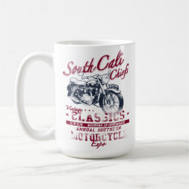 Caneca De Café Moto Antiga South Cali Chiefs