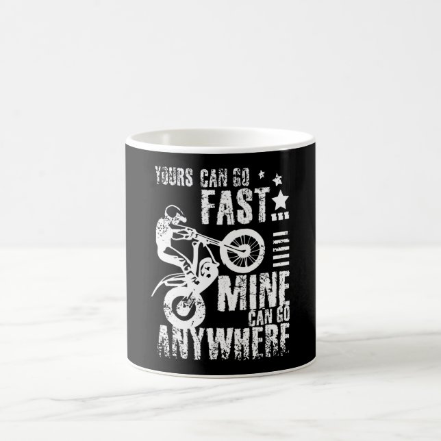 Caneca De Café Moto, bicicleta de ensaio (Centro)
