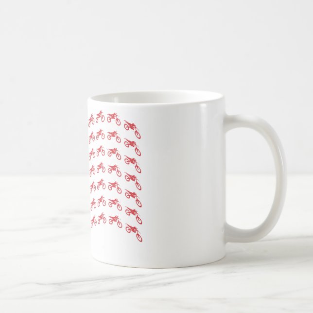 Caneca De Café mOTO-cROSS-fLAG-wAVE (Direita)