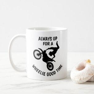 Caneca De Café Moto de Acrobacia