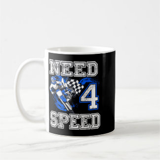 Caneca De Café Moto de Terra 4º Aniversário Precisa de Quatro Vel