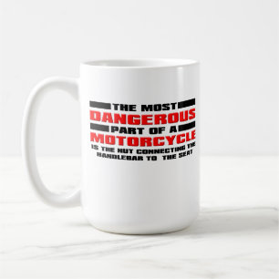 Caneca De Café Moto de Terra de Motocross de Moto Engraçada Perig