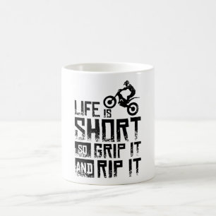 Caneca De Café Moto Trial Bike