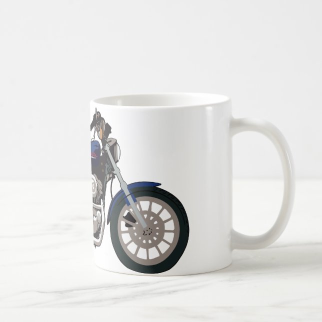 Caneca De Café Motocicleta (Direita)
