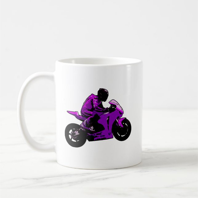 Caneca De Café Motocicleta (Esquerda)