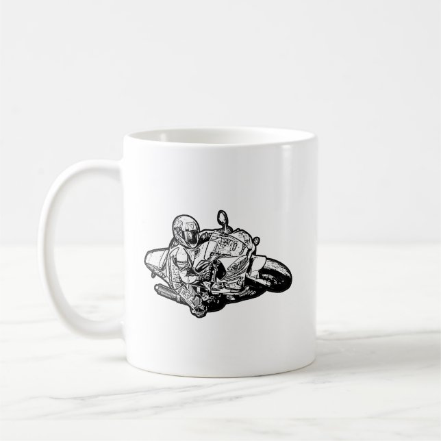 Caneca De Café Motocicleta (Esquerda)