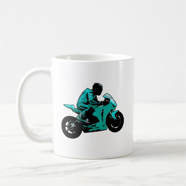 Caneca De Café Motocicleta (Esquerda)