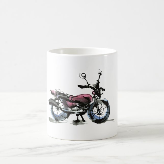 Caneca De Café Motocicleta (Centro)