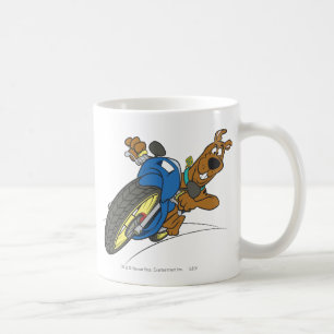 Caneca De Café Motocicleta da equitação de Scooby-Doo