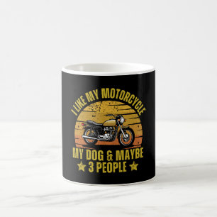 Caneca De Café Motocicleta de Cachorro