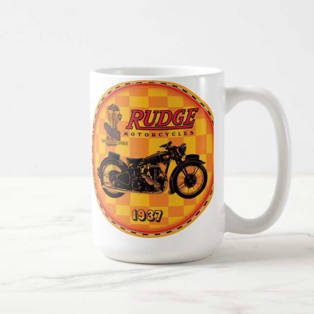 Caneca De Café Motocicletas de Rudge (Direita)