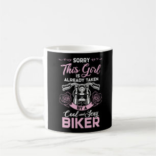 Caneca De Café Motociclista já é tirada por um picador