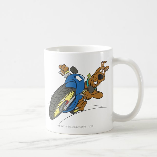 Caneca De Café Motociclo Scooby-Doo (Direita)
