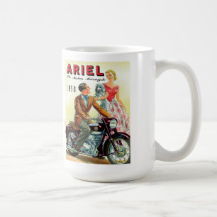 Caneca De Café Motociclos Ariel para 1958