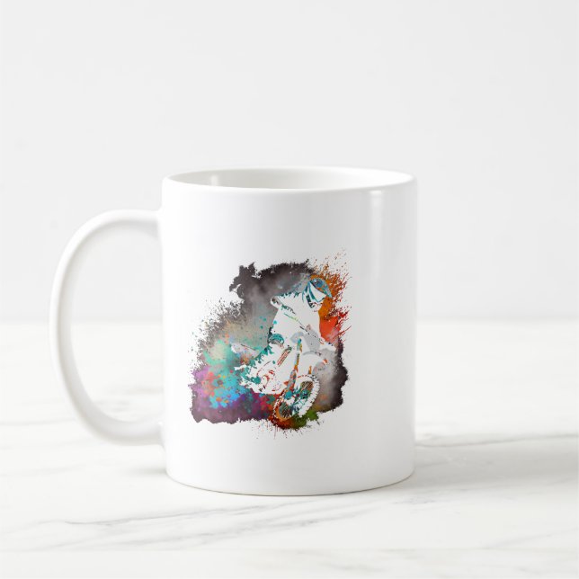 Caneca De Café Motocross 22 (Esquerda)