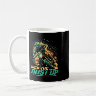 Caneca De Café Motocross Cote Chutar A Poeira Para Cima Da Bicicl