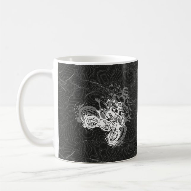 Caneca De Café motocross rider (Esquerda)