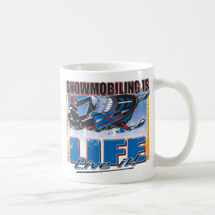 Caneca De Café Motoneve é Vida Viva-o