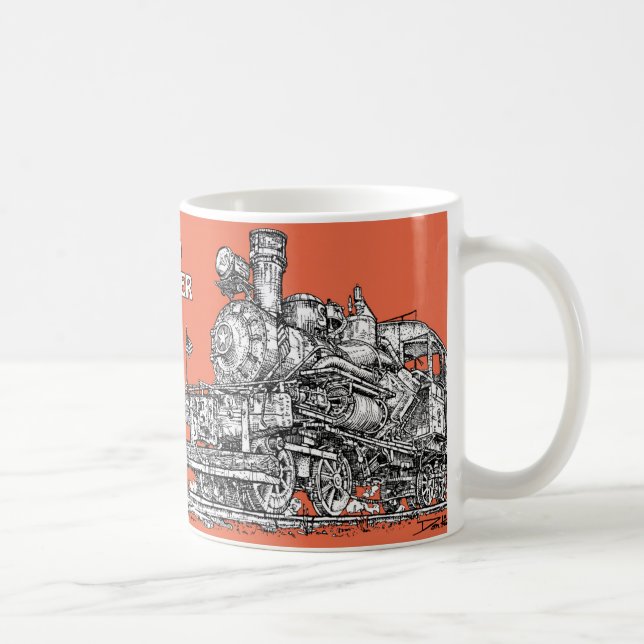Caneca De Café Motor a vapor de Heisler 1899 (Direita)