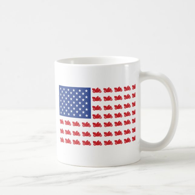 Caneca De Café Motor-Cycle-Flag-Cruiser (Direita)