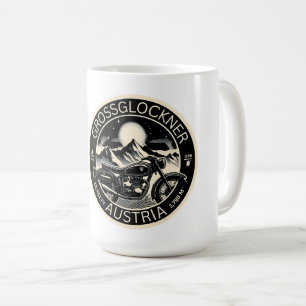 Caneca De Café Motor de alfaces austríacas do Grossglockner High 
