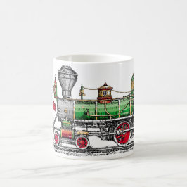 Caneca De Café Motor de vapor de Baldwin
