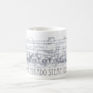 CANECA DE CAFÉ MOTOR DO TREM