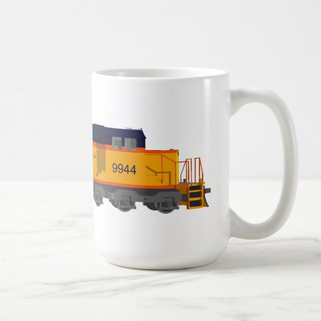 Caneca De Café Motor do trem: Esquema de cores clássico: (Direita)