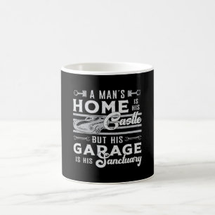 Caneca De Café Motor Mecânico Mecânico Mecânico do Carro Ideia Gi