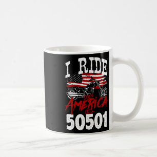 Caneca De Café Motorcycle Biker Anti Trump 50501 Pro-Democracia R