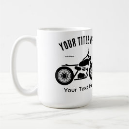 Caneca De Café Motorcycle Ride Speed and Freedom Design