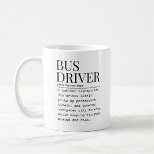 Caneca De Café Motorista de ônibus