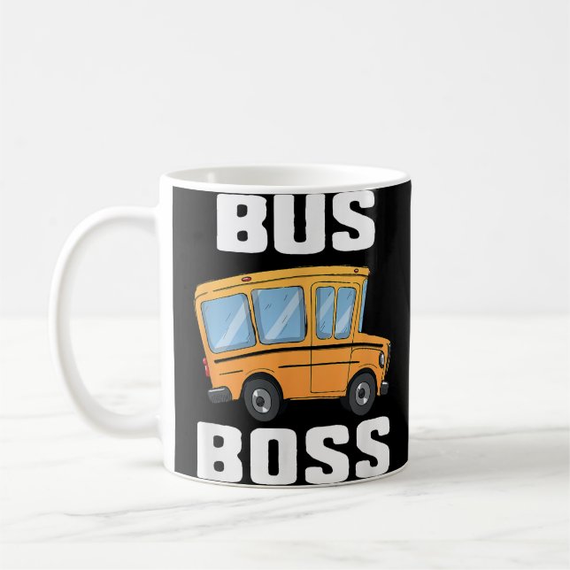 Caneca De Café Motorista de Ônibus da Escola de Barramento Funny (Esquerda)