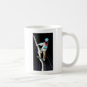 Caneca De Café motosserra do cirurgião de árvores elétricas